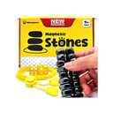 Upgraded (Multi-Level) Magnet Chess Game with String & Stones - Clear & Simple Instructions | Premium Set with 20 Larger & Stronger Stones, Adjustable Rope, 2 Dice & Travel Pouch | for Kids & Adults