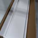 White Floating Shelves for Wall Decor, 24 in Shelf with Lip Set of 2, 23.6in