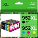 Compatible 952XL Ink Cartridge Replacement for HP Officejet Pro 8710 7740 8720 8210 8715 8702 7720 8730 8740 8216 8725 8700, Black, Cyan, Magenta, Yellow, 4-Pack