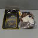 Bear with Graduation Cap Toys Class of 2025 Plush Stuffed Teddy Bear Animal Dog Cap and Gown with Greeting Card and Bag for Graduation Day Gift(Black A)