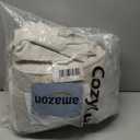 CozyLux Twin Comforter Set with Sheets Beige, 5 Pieces Bed in a Bag, Beige Comforter Twin Size, All Season Bedding Set with Stitch Quilted Comforter, Flat Sheet, Fitted Sheet, Pillowcases