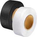 Outus 2 Rolls Hemming Tape Fabric Adhesive Hem Iron on No-Sew Hemming Tape for Pants Each 1/2 Inch (Black, White,27 Yards Each)