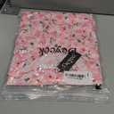 Deyeek Hospital Gowns for Women Open Back Tear Away Post Surgery Dress Long Sleeve with Shoulder Snaps Adaptive Nightgowns, M