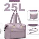 Pritent Travel Duffle Bag, Waterproof Weekender Overnight Hospital Bags for Women Men with Toiletry Bag Lightweight Carry on Personal Item Duffle Gym Bag for Travel, Airplanes, Sports