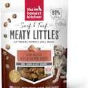 4 x The Honest Kitchen Human Grade Dog Treats Surf & Turf Meaty Littles: Beef & Salmon Recipe, 4 oz Bag