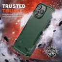 2 x NTG2023 New Designed for iPhone 15 Pro Max Case, Heavy-Duty Tough Slim Shockproof [2 Layer Structure][Military Grade Protection] Phone Case for iPhone 15 Pro Max(6.7 Inch), Midnight Green