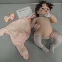 SCOM Realistic Reborn Baby Dolls - 18 Inch Lifelike Newborn Baby Dolls Adorable Girl, Real Life Baby Doll with Accessories, Soft Baby Doll Reborn Gift for 3+ Yrs Kids, Birthday, Christmas, Education