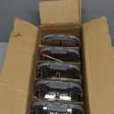 BAYZZ 5 Pack 35 Oz Glass Meal Prep Containers 3 Compartments, Glass Food Storage Containers, Lunch Bento Box with Airtight Lids, Microwave, Freezer & Dishwasher Safe (Gray)