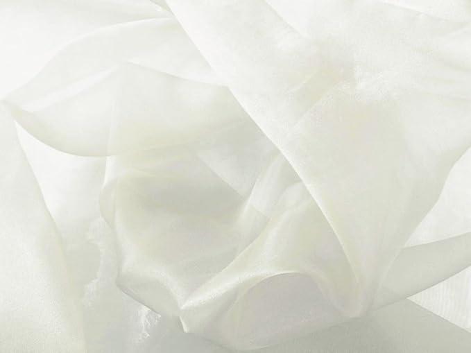 White Crystal Organza 10x96In 100Pack