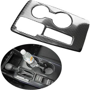 Karltys Gear Shift Panel Cover for Honda Civic 2022-2025 11th Gen. Accessories Civic Carbon Fiber Center Console Gear Shift Panel Frame Cover Trim Sticker Interior Decal Anti-Scratch Protector
