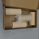 Tuanse 4 Pack 1.75 x 4 Inch Tall Round Kiln Posts High Alumina Kiln Posts Ceramic Shelf Supports for High Temperature Kilns Shelf Sturdy Firing Post