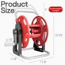 Garden Water Hose Reel Cart,Holds 50-60 Ft of 5/8 Inch Hose, Portable Hose Pipe Holder for Outside