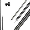 CROWN ME Carbon Fiber Jump Pool Cue Stick, 13.5mm Tip Jump Carbon Fiber cue, Weight 16OZ Cue Stick, 42" Pool Table Sticks
