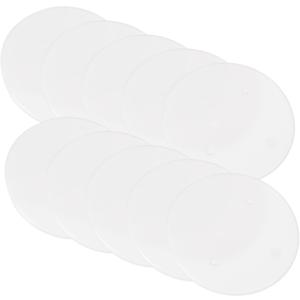 30 Pcs Round Ceiling Covers for Electrical Box Blank Ceiling Plates with Screw Holes Ideal for Outlet and Light Plate Installation Power