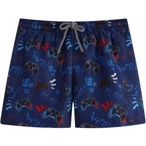 Boys Swim Trunks Toddler Swim Shorts Little Boys Bathing Suit Swimsuit Toddler Boy Swimwear (10-12 Years, Gamepad)