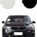 Car Front Bumper Tow Hook Cover Compatible with BMW X5 F15(M-Sport) SAV Fit 25dX 35iX 40eX xDrive sDrive 2014-2018 Trailer Cover Cap 51118060131 Towing Eye Cap White (White Right Passenger Side)