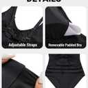 Daci Women Plus Size One Piece Swimsuits - Tummy Control Bathing Suits Cutout Monokini Swimwear (Black)
