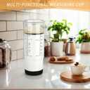 6 Pcs Adjustable Measuring Cup Set Include 2 Cup Measuring Cups 5 Pcs Measuring Spoons for Liquid Dry Semi-solid Ingredients, Metric Standard Units, Space-saving Kitchen Baking Tool