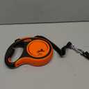 FLEXI Xtreme Tape Retractable Dog Leash for Large Dogs Upto 121 lbs.  26 ft., Orange/Black | Tangle Free Pet Walking Leash with One-Handed Brake, Pause, Lock | German Quality Product
