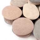 [About 31-36 PCS](18.2 Pounds) Painting Rocks, 3.2"-4.7" River Rocks, Flat Stones, Craft DIY Rocks