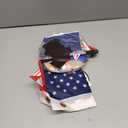 57Pcs 4th of July Parade Car Decoration Kit - Flag, Tinsel Garlands, Banners, Etc - Red White Blue Decor for Patriotic Independence Day Party Favors