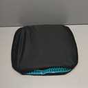 masteymoh Gel Seat Cushion for Long Sitting, Gel Cushions for Pressure Sores Relief, 18.5x17.3x1.2 Inches Cooling Gel Car Seat Cushion, Seat Cushions for Office Chairs with Breathable Nonslip Cover