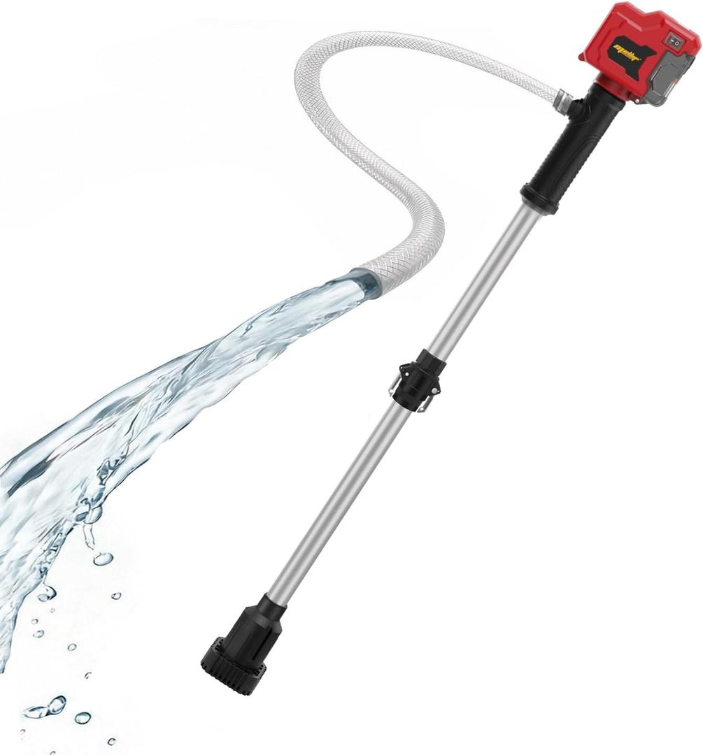 Brushless Stick Water Transfer Pump Compatible with Milwaukee 18V Battery(Tool Only), 720GPH Cordless Water Pump Submersible Sump Pump Utility Pump for Pool Garden Pond