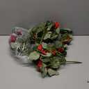 Artificial Geranium Flowers for Outdoors, 4 Bundles Real Touch Silk, UV Resistant Fake Plants for Pots, Porch, Patio and Garden Decor (Vase Not Included)