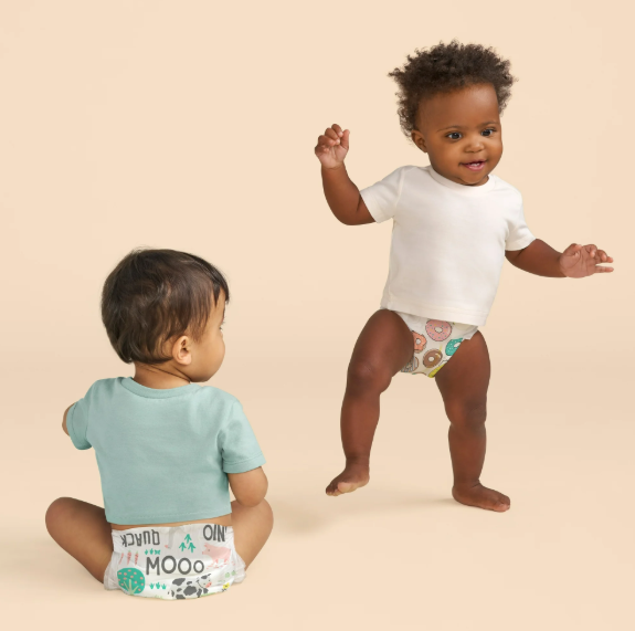 The Honest Company Clean Conscious Baby Diapers Size 3 (16–28 lbs) Hypoallergenic Fragrance Free 30 Count