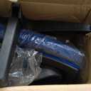 BestOffice | Ergonomic Office Chair | Mid-Back Swivel Desk Chair | Breathable Backrest & Lumbar Support | Adjustable Height | Sponge Seat | Rolling Wheels | Blue | for Adults & Women