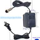 17V 600mA AC Power Adapter 3-pin for Mixing Console Mixer, Connector Pedalboard Power Supply Compatible with Yamaha MG16/MG166CX/MG166C/F4/F7/6FX/MG82X/ Audio with 3-Pin Connector