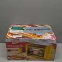 Nostalgia Oscar Mayer Extra Large Countertop 8 Hot Dog Roller and Bun Toaster Oven - Stainless Steel Rollers and Non-stick Warming Racks - Adjustable Timer