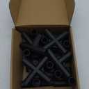 16PCS Fitting 16MM 4 Types Stable Support Heavy Duty Greenhouse Frame Building Connector Black Suitable for Grape Trellis Sunscreen Shed Gardening