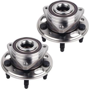 PAROD Pair 513288 Front/Rear Wheel Hub Bearing Assembly Compatible with Chevy Malibu, Impala, Equinox, GMC Terrain, Buick Lacrosse, Cadillac XTS, CTS, Regal, 5 Lugs w/ABS