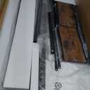 Huuger L Shaped Office Desk with Power Outlets, 55 Inch Computer Desk with 3 Drawers, Shelves, Reverisble for Gaming Corner Work Home Office Study, Rustic Brown