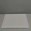 WALL QMER Super Absorbent Stone Drying Mat for Kitchen Counter, Fast-Drying Diatomaceous Earth Dish Drying Mats, Versatile Stone Drying Tray for Cups Dishes Bottles, Ash White​