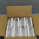 APONUO 8 Pack Solar Flame Post Cap Lights, Flickering Flame & Warm White Modes, IP64 Waterproof SMD LED for 4x4 5x5 Wood/Vinyl Posts, Auto On/Off Solar Powered, Outdoor Deck Yard Fence Decor, White