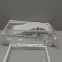 Kitstorack Under Sink Organizer, 2 Tier Under the Sink Storage, Slide out Pull out Cabinet Organizer Shelf, Metal Sliding Drawer for Kitchen Bathroom Pantry Closet Organization Rack, White, 1 Pack