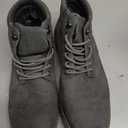 Vostey Men's Hiking Boots Motorcycle Casual Chukka Boots for Men(BMY670B Grey 11)