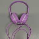 Kids Headphones, Wired Headphones for Kid with Safe Volume Limiter, Kid Headphone with Cord 3.5mm Jack, On-Ear Girls Boys Toddler Headphone for School (Purple)