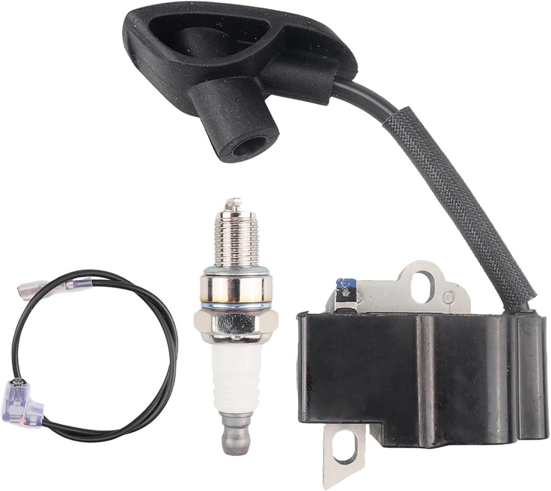 4282 400 1310 Ignition Coil with Spark Plug for Stihl BR500 BR550 BR600 S183 Blower Replaces 4282 400 1305,4282 400 1308,4282 400 1310