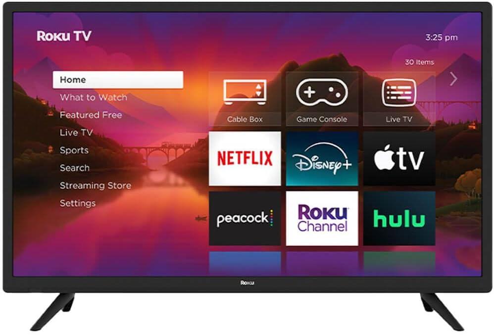 Roku 32" Select Series 720p HD Smart TV TV Remote, Voice Assistant Built-in, Tv Apps, Wi-Fi, Streaming Capability - 32R2B4