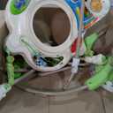 Baby Bouncer Activity Center, Infant Jumper and Table w/ 360° Rotary Seat, 3 Adjustable Heights, Mat, Music, Lights, Sounds & Developmental Toys, Activity Center for Babies (Green)