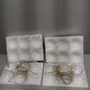 12 Pcs 3.15"/ 8cm Hanging Glass Tealight Holder Globe Plant Terrariums Glass Orbs Air Plants Tea Light Candle Holders Home Decor Indoor Outdoor Garden DIY Gifts (9 Pcs + 3 Pcs)