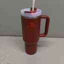 STANLEY Quencher H2.0 Tumbler with Handle and Straw 40 oz | Flowstate 3-Position Lid | Cup Holder Compatible for Travel | Insulated Stainless Steel Cup | BPA-Free | Cranberry