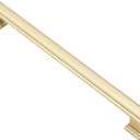 Alzassbg 6 Pack Brushed Gold Cabinet Pulls, 7-1/2 Inch(192mm) Hole Center Cabinet Handles Kitchen Pulls for Cabinets and Drawer AL3071MGP