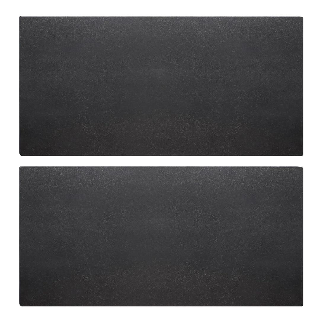 Rocaris 2 Pcs 6 X 12 X 1/4 Inch A36 Steel Plate Hot Rolled, Steel Base Plate for Construction Boards, Structure Support, Weldable Square and Industrial