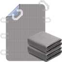 2 Pack Positioning Bed Pad with Handles, 8 Sturdy Handle Washable Bed Pads for Incontinence, Waterproof, Reusable Underpads for Elderly Hospital Home Care, Grey, 3652 (Gray)