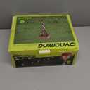 Dynaming 10Pack Solar Christmas Garden Lights, Outdoor Solar Powered Solar Candy Cane Pathway Markers, Waterproof & Auto On/Off Xmas Decorative Lights for Patio Yard Walkway Driveway Decor, Warm White