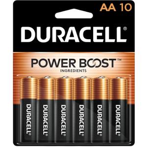 Duracell Coppertop AA Batteries with Power Boost Ingredients, 5 Count Pack Double A Battery with Long-lasting Power, Alkaline AA Battery for Household and Office Devices